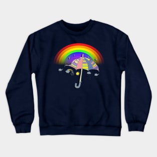 Rainbow of Hope, Cute Happy Inspirational Shirts & Gifts Crewneck Sweatshirt